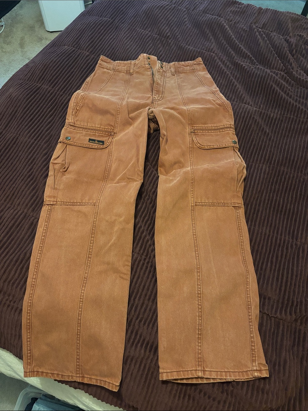 BDG Brown Cargo Work Pants